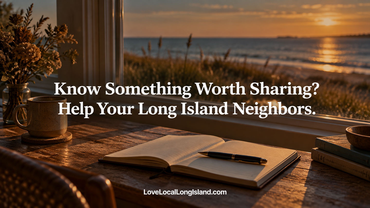Love Local Long Island | Contribute an Article to Love Local Long Island